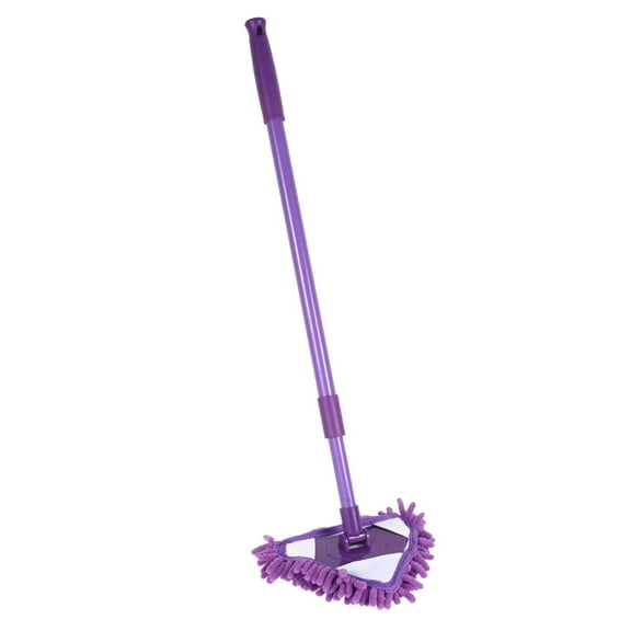 180 Degree Flip Dust Removal Cleaning Mop for Hardwood, Laminate, Tile Cleaning, for Wet or Dry Floor Cleaning, Purple
