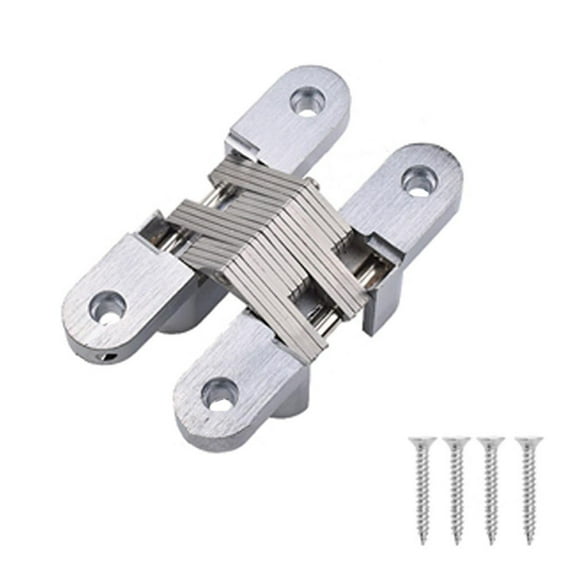180 Degree Hidden Hinges Foldable Cabinet Door Hinge Concealed Wooden Box Hinge Furniture Accessories Easy to Install