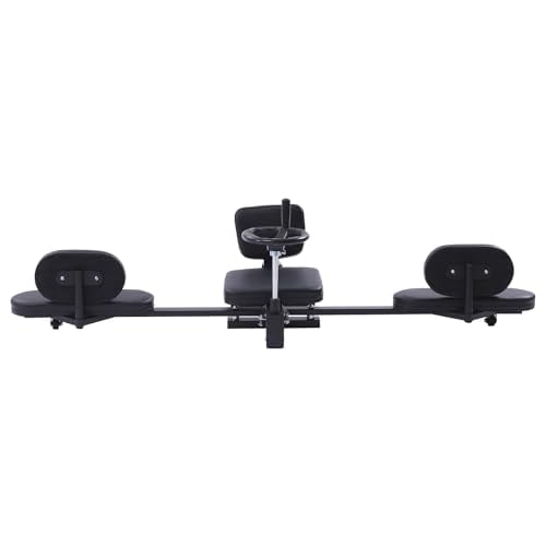 180 Degree Leg Stretcher Machine, Leg Stretch Training Stretching Machine Leg Split Stretching Machine for Ballet, Yoga, Dance, Martial Arts, MMA, Home Gym Exercise, Medium, Black