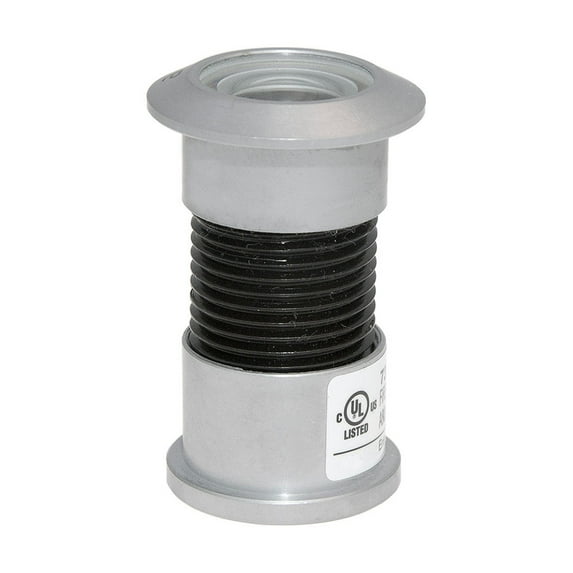 180-Degree Satin Chrome Jumbo Door Viewer with Glass Lenses