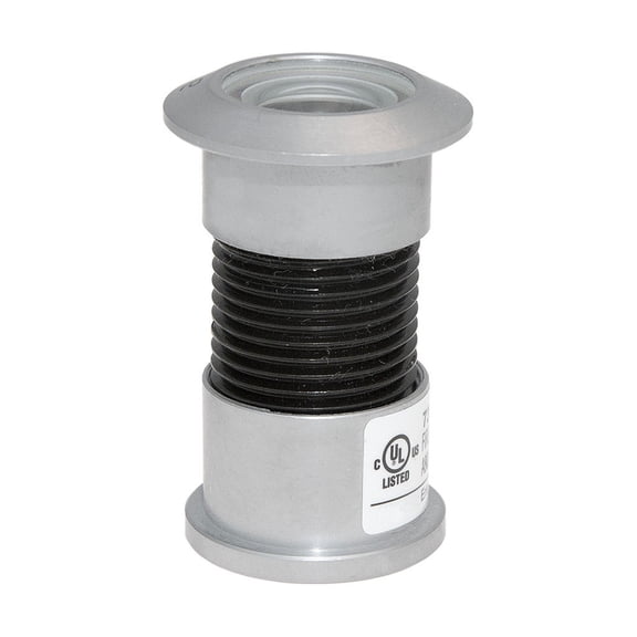 180-Degree Satin Chrome Jumbo Door Viewer with Glass Lenses