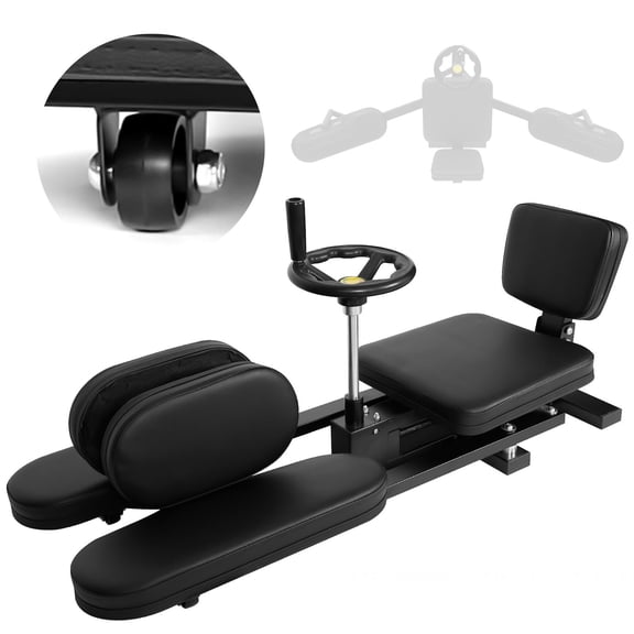180 Degree Split Stretcher, No Leg Pad & Soft Backrest Design, Professional Leg Stretch Machine for Adductor Flexibility Heavy Duty Home Use for Martial Arts Ballet Yoga
