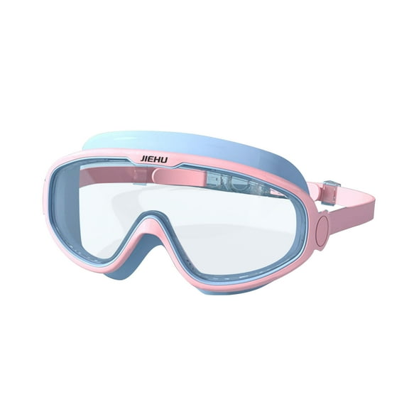 180-Degree Wide View Swim Goggles for Adults & Youth - Anti-Fog UV Protection Swimming Mask with Adjustable Nose Bridge, Leak-Proof Silicone Seal for Snorkeling, Indoor Outdoor Water Sports