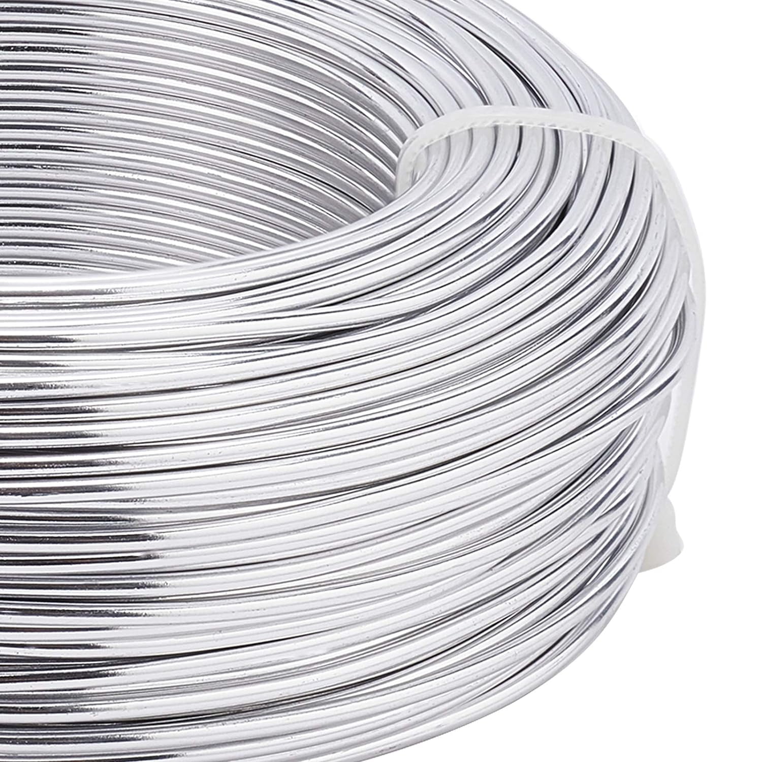 180 Feet 12 Gauge Silver Aluminum Wire Bendable Metal Sculpting Wire for Bonsai Trees Floral Home Decors and Other Arts Crafts Making diy Silver