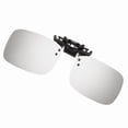 thumbnail image 1 of 180° Flip Up Polarized Over-Glass Sunglasses UV400 Glare Block TAC Lens Fit Over Myopia Glasses for Cycling Driving Outdoor Sports 5.30", 1 of 2