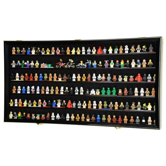 180 Mini Figures / Miniatures / Figurines Display Case Cabinet