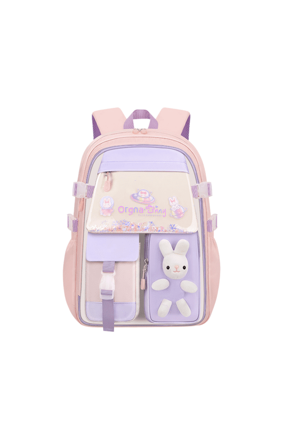 180° Open School Backpack, Multi-Pocket Bookbag with Organizer, Cute Lightweight Backpack for Daily Use