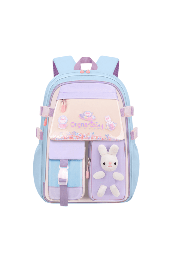 180° Open School Backpack, Multi-Pocket Bookbag with Organizer, Cute Lightweight Backpack for Daily Use