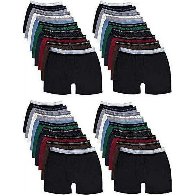 BILLIONHATS 180 Pack Mens Underwear Wholesale for Homeless Shelter