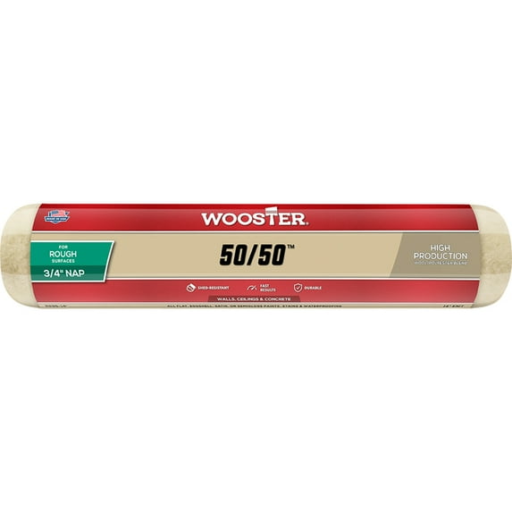 180-Pack of 14” x 3/4” Nap Wooster R296 50/50 Lamb/Poly Roller Cover