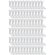 180 Pairs Case of Kids Sports Crew Socks, Wholesale Bulk Pack Sock for boys and girls, by WSD White, 4-6
