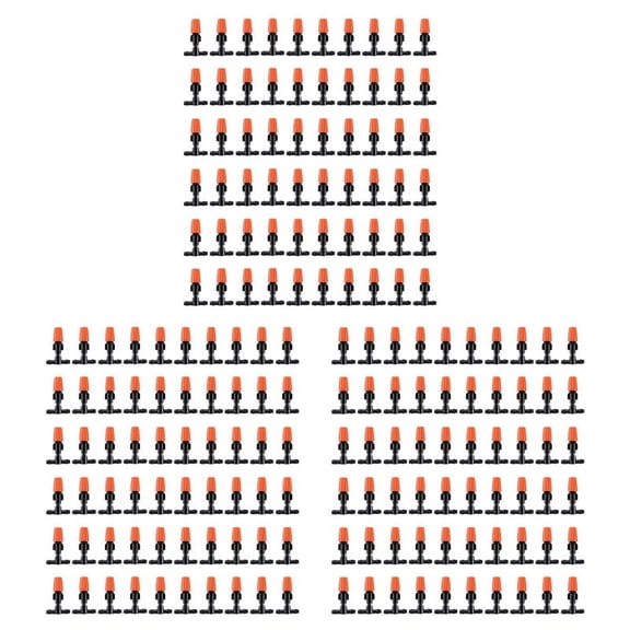 180 Pcs Micro- Adjustable Flow Irrigation Drippers, Garden Adjustable Sprinkler Drip Irrigation Misting Drip Kit