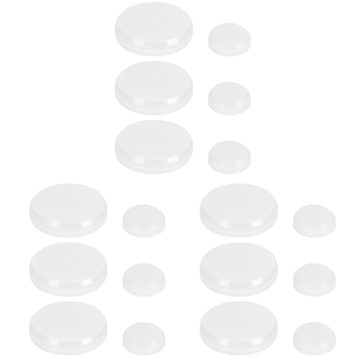 180 Pcs Oil Drum Seal Caps Gallon Barrel Covers Waterproof Plastic Garbage Can Lid Lids