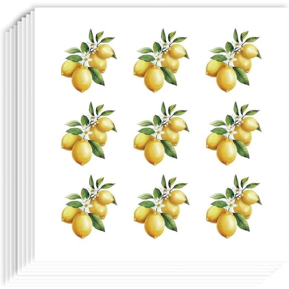 180 Pcs Self-Adhesive Lemon Stickers 0.82x0.94 Inch Lemon Scrapbook Paper Stickers Fruit Planner Stickers Decals DIY