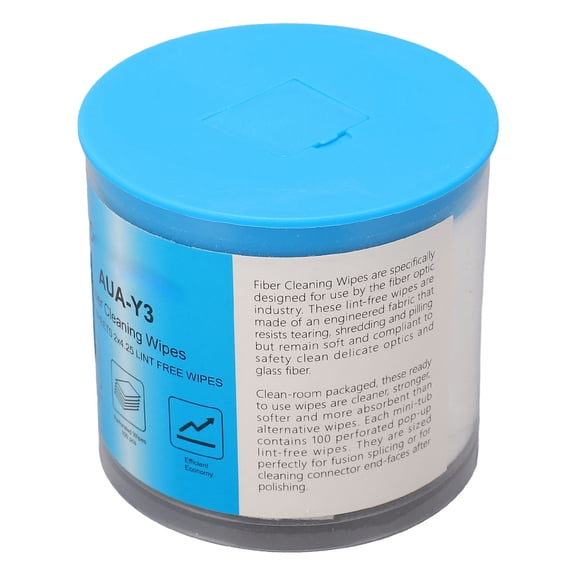 180 Pieces Per Box Optical Fiber Wipes Cable End Connector Cleaning Dust Free Paper