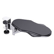 180  Rotating and 90  Folding Arm Support,Arm Rest for Desk, Ergonomic Foldable Elbow Rest for Computer Desk, Adjustable Rotating Desk Extender Tray, Black