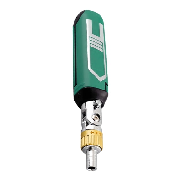 180 Rotating Hexagonal Key Ratcheting Screwdriver With Multiple Angled Rotating And Integrated Bit Compartment