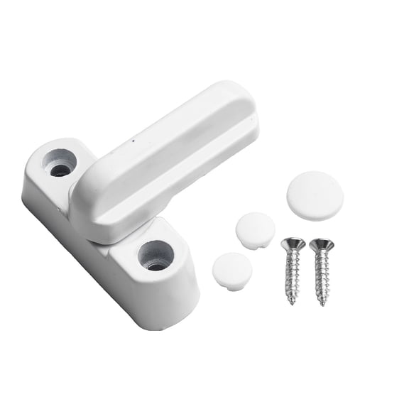 180° Rotating T-Lock Sash Jammer Plastic Steel Security Locks Blocker For Doors Window Door Sash Lock