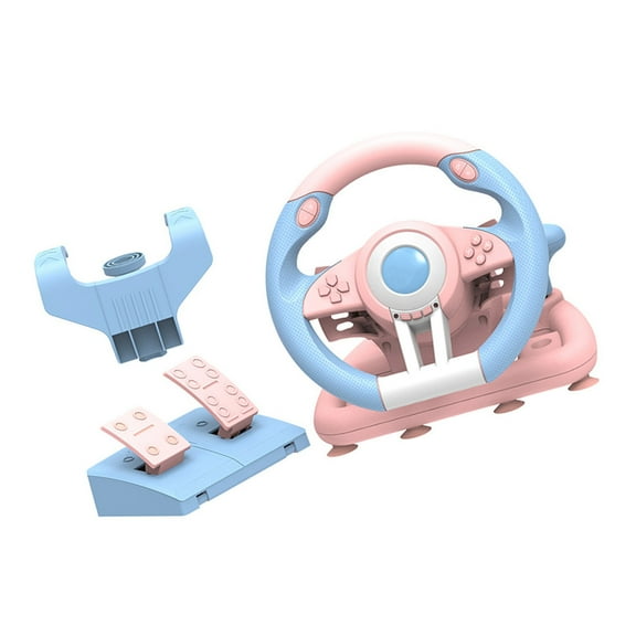 Multi-Platform USB Race with 180° Rotation & Double Motor Driving & Pedals