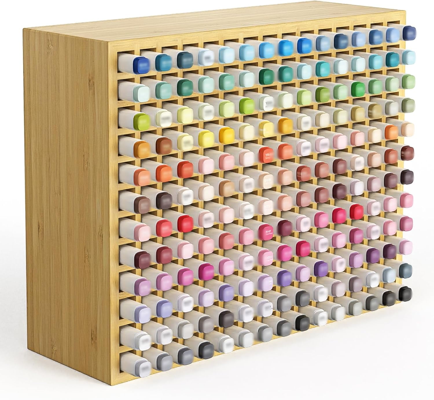 180 Slots Marker Storage and Organizer, Color Pencils Paint Brushes Pen Holder for Office Desk, Completely Assembled Marker Holder Case
