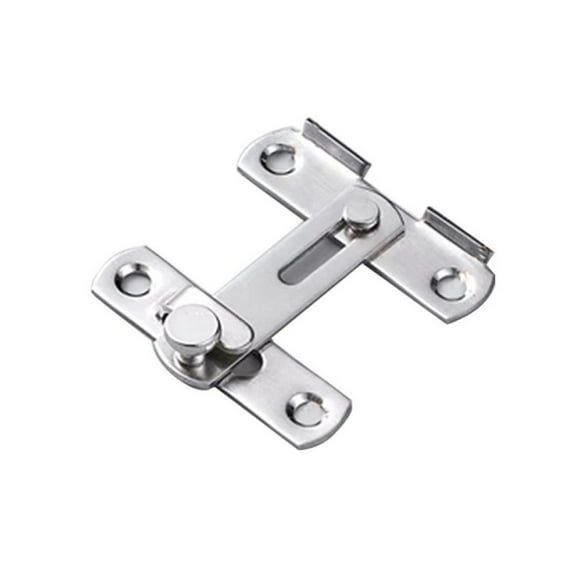 180° Stainless Steel Latch Door Lock Door Bolt Cabinet Wardrobe Door Lock Plug(Doors & Door Hardware)
