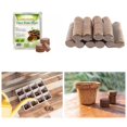 thumbnail image 1 of 180 packs of 0.8-inch coconut shell wafers. Compress the soil particles of the potted plants in the cocoa planting tray, 1 of 6