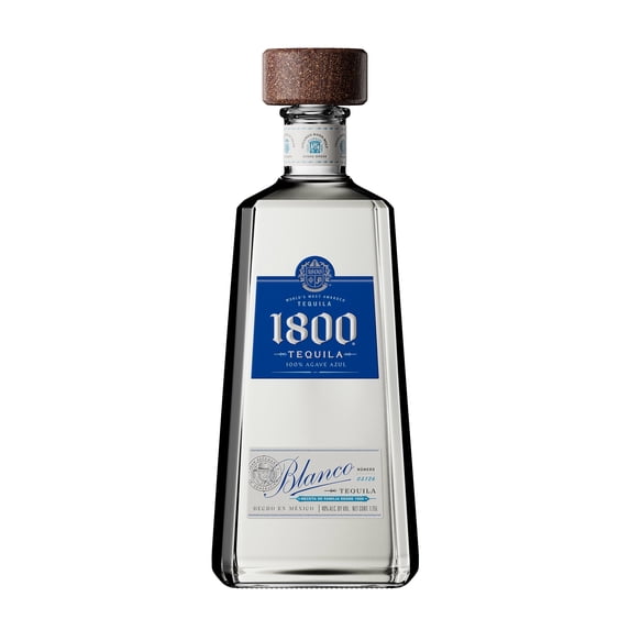 1800 Tequila Blanco, 1.75 L Glass Bottle, 40% ABV