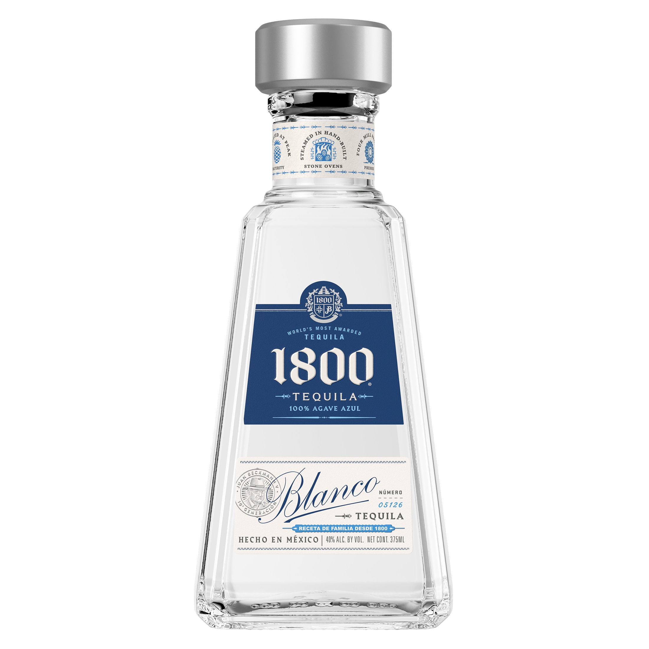 1800 Tequila Blanco, 375 ml Glass Bottle, 40% ABV - Walmart.com