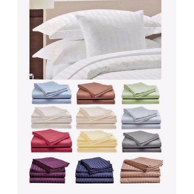1800 Count 4 Piece Bed Sheet Set Twin Full Queen King