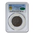 thumbnail image 1 of 1800 Draped Bust Large Cent AU-50 PCGS CAC (S-209), 1 of 3