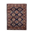 thumbnail image 1 of 1800 Get A Rug sh30377 5 ft. 1 in. x 6 ft. 8 in. Afghan Ersari Pure Wool Hand Knotted Oriental Rug, Navy Blue, 1 of 1