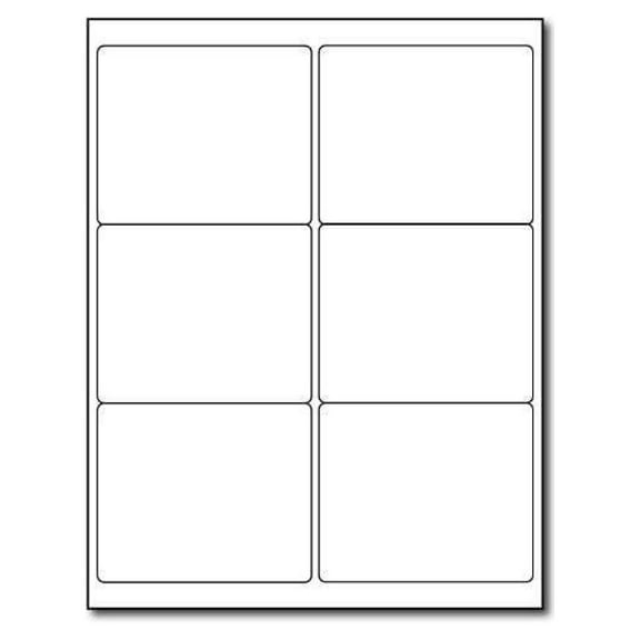 1800 Labels, 6up Size 4 x 3.33. Use with Word Templates. Labels Compatible with all Jet and Laser Printers (1,800 Labels)