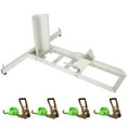 thumbnail image 1 of 1800 Lb. Capacity Motorcycle Stand/Wheel Chock,adjustable heavy duty with 4 sets tie down, 1 of 9