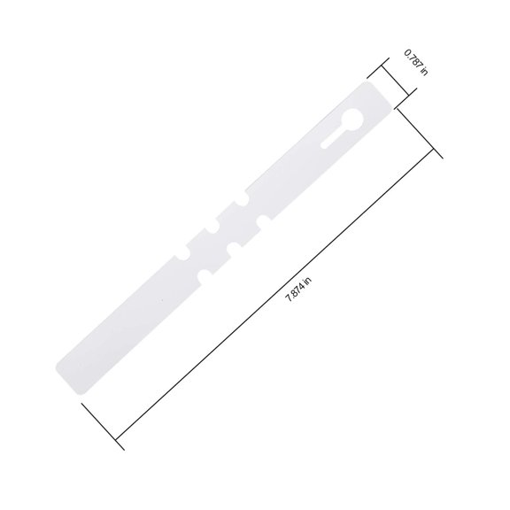 1800 PCS White Adjustable PVC Plant Tags Garden Labels