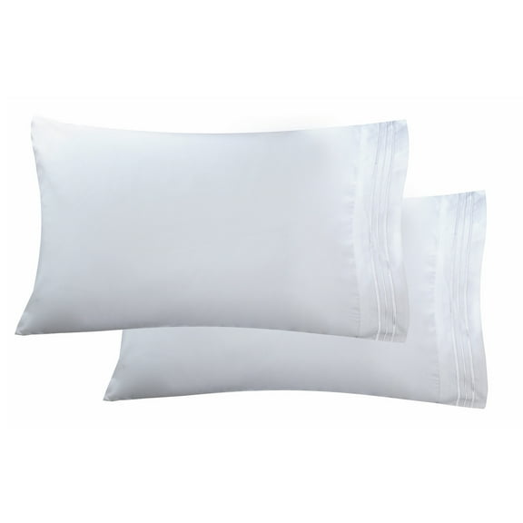 1800 Preimer Hotel Collection Egyptian Quality Super Soft Wrinkle Free 2-Piece Pillowcases- Standard Size-White
