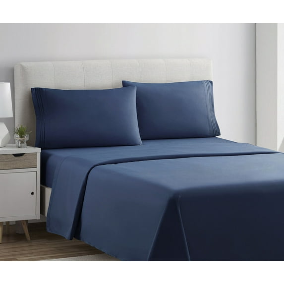 1800 Series 4 Piece Bed Sheet Set Hotel Luxury Ultra Soft Deep Pocket Bed Sheets