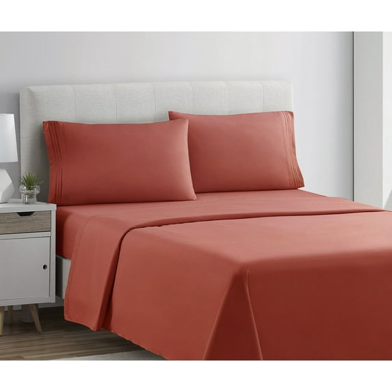 1800 Series 4 Piece Bed Sheet Set Hotel Luxury Ultra Soft Deep Pocket Bed Sheets