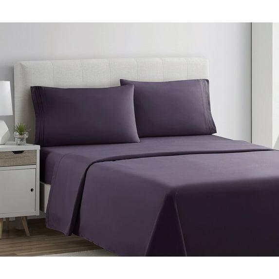 1800 Series 4 Piece Bed Sheet Set Hotel Luxury Ultra Soft Deep Pocket Bed Sheets