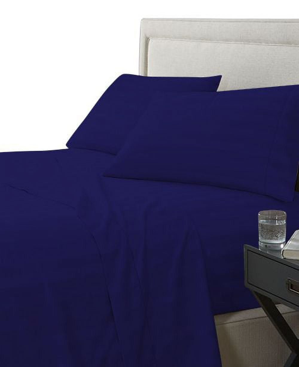 1800 Series Brushed Microfiber 4pc UnAttached Waterbed Sheet Queen