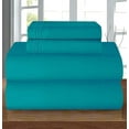 thumbnail image 1 of 1800 Series Deep Pocket 4 Piece Bedding, Luxury Soft Microfiber California King Turquoise, 1 of 5