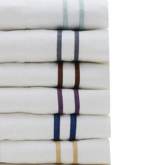 Bed Bath N More 1800 Series Egyptian Quality 4-Piece Bed Sheet Set, Queen – White