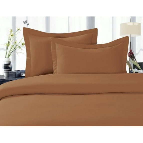 1800 Series Super Soft Wrinkle Free 2-Piece Pillowcases,Standard Size - Mocha Chocolate