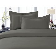 Elegant Comfort 1800 Series Microfiber 6-Piece Bed Sheet Set - Deep Pocket, Full, Gray