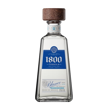 1800 Tequila Blanco, 750 ml Glass Bottle, 40% ABV