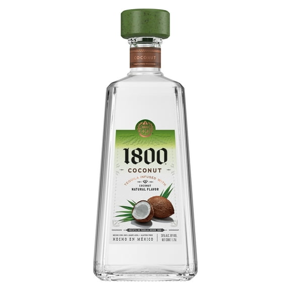 1800 Tequila Coconut, 1.75 L Glass Bottle, 35% ABV