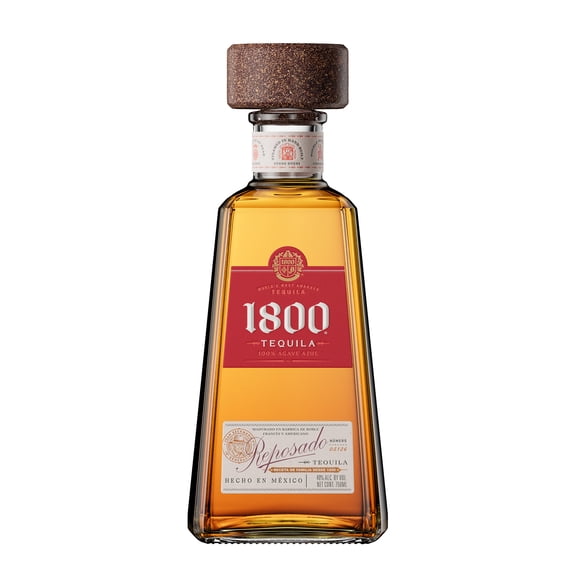 1800 Tequila Reposado, 750 ml Glass Bottle, 40% ABV
