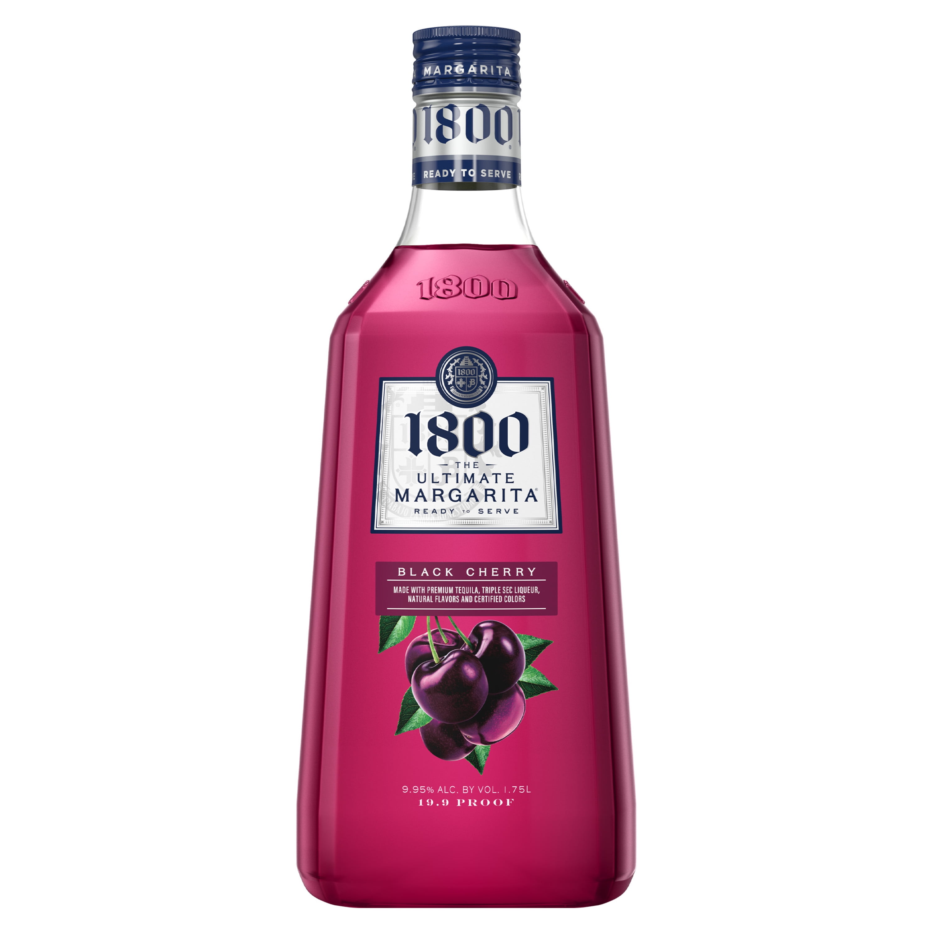 1800 The Ultimate Margarita, Black Cherry, 9.95% ABV, 1.75 L Plastic Bottle