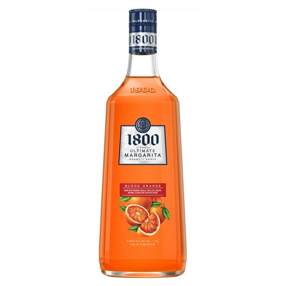 1800 The Ultimate Margarita Blood Orange, 1.75 L Bottle, 9.95% ABV
