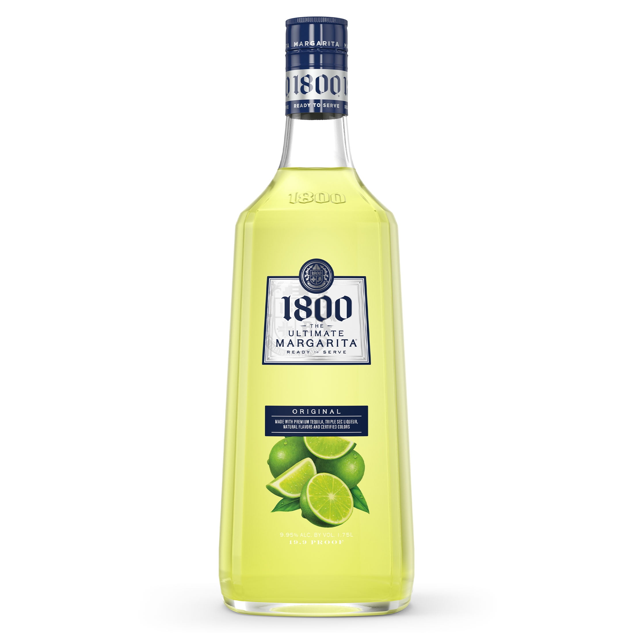 1800 The Ultimate Margarita, Original Lime, 9.95% ABV, 1.75 L