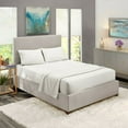 thumbnail image 1 of 1800 Thread Count 3 Piece Deep Pocket Egyptian Comfort Bedroom Bedding Sheet Set Twin XL Size White Colour, 1 of 6